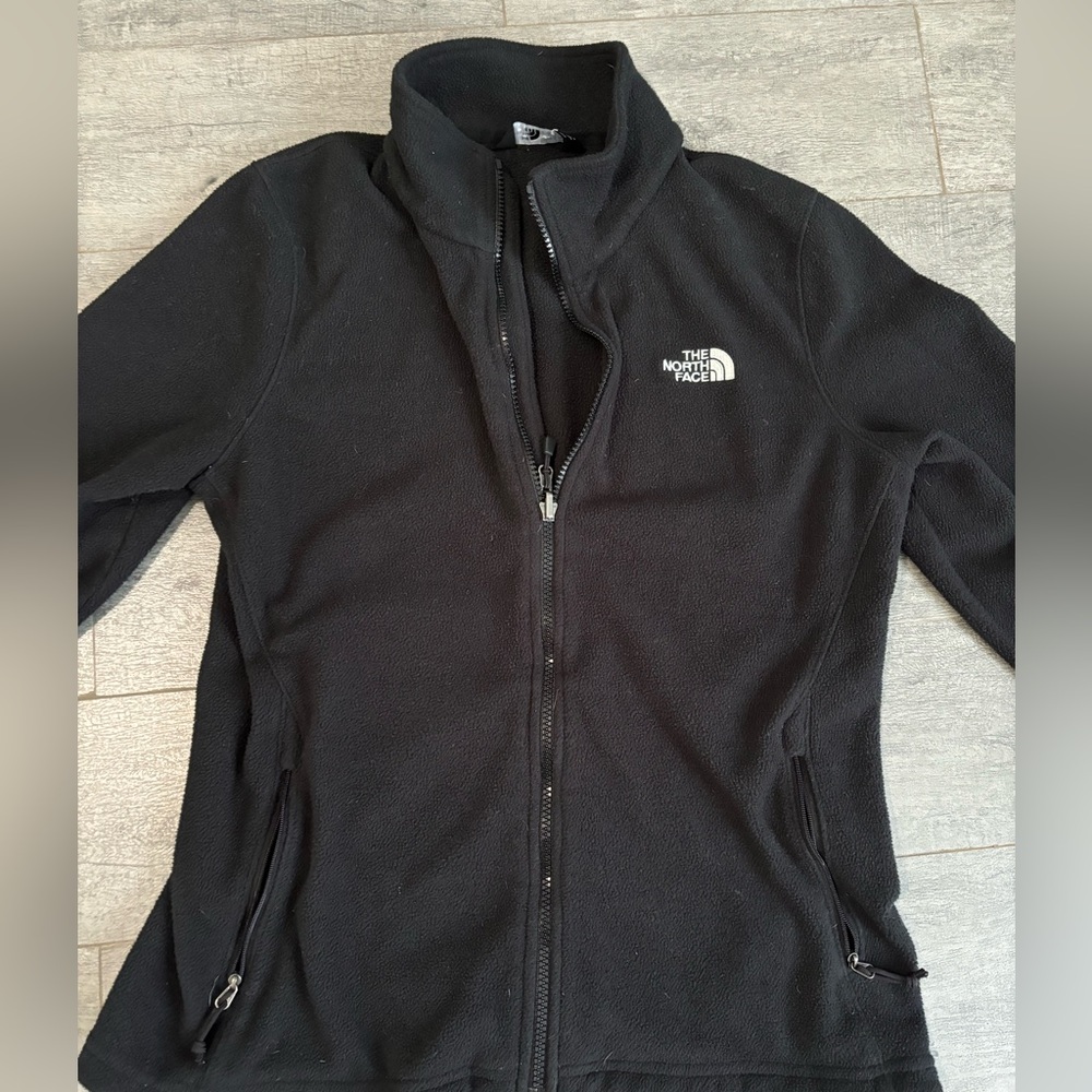 North face Black zipper jacket